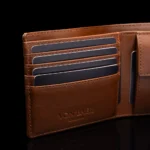 Italian Full Grain Leather Bifold Wallet for Men - Image 2